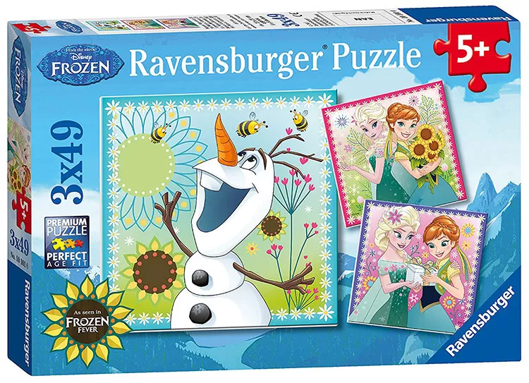 Ravensburger puzzle Dečije puzle - 3x49 - Disney - Frozen - Frozen Fever 3x49 delova RA09245