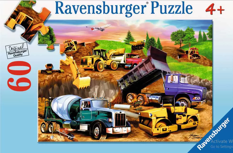 Ravensburger puzzle Dečije puzle - 60 - 1:1 - Construction Crowd - Gradilište 60 delova RA09525