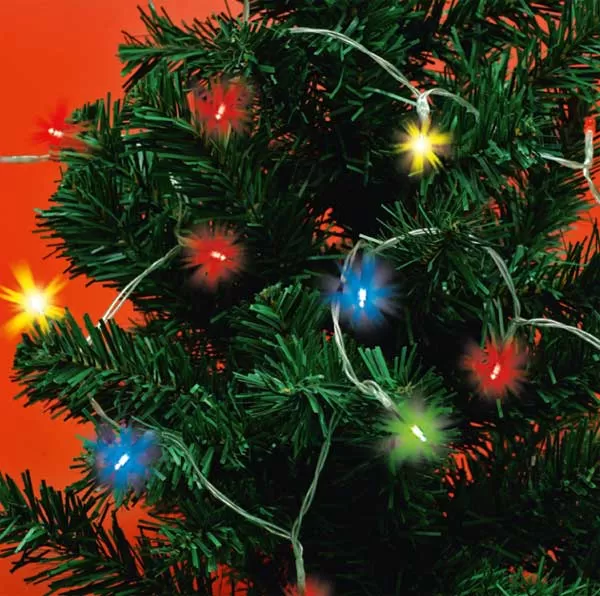 Lampice za jelku na baterije Višebojne MLC20/M