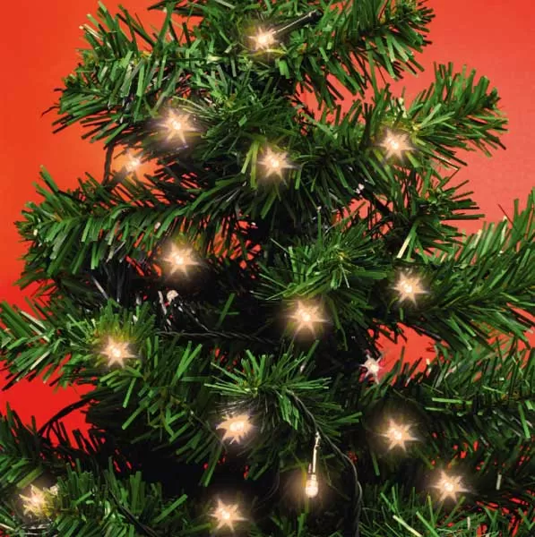 Lampice za jelku na baterije 50 LED MLC58/WW