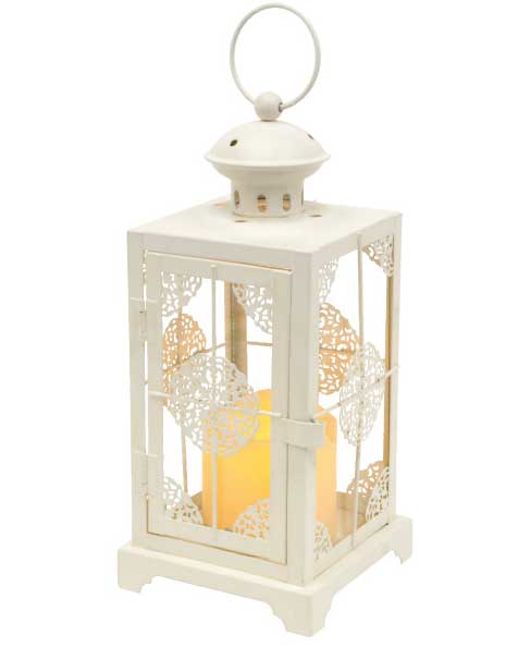 Fenjer sa LED svećom Pahuljica LTN9