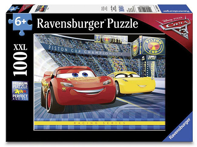 Ravensburger puzzle Dečije puzle - XXL - Disney - PIXAR - Cars 3 - Piston Cup Championship  100 delova RA10851