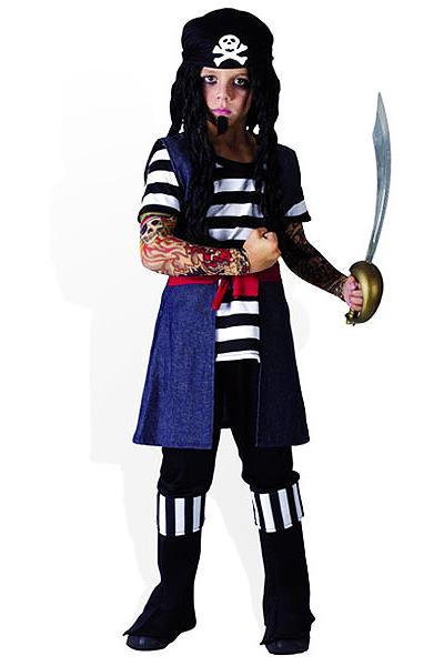 Kostim pirat sa tetovažom 881286 M