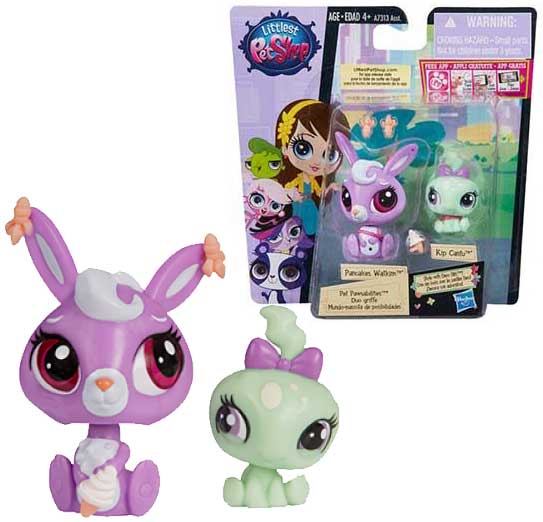 Hasbro Littlest Pet Shop figure Pancakes Watkins i Kip Cantu A7313
