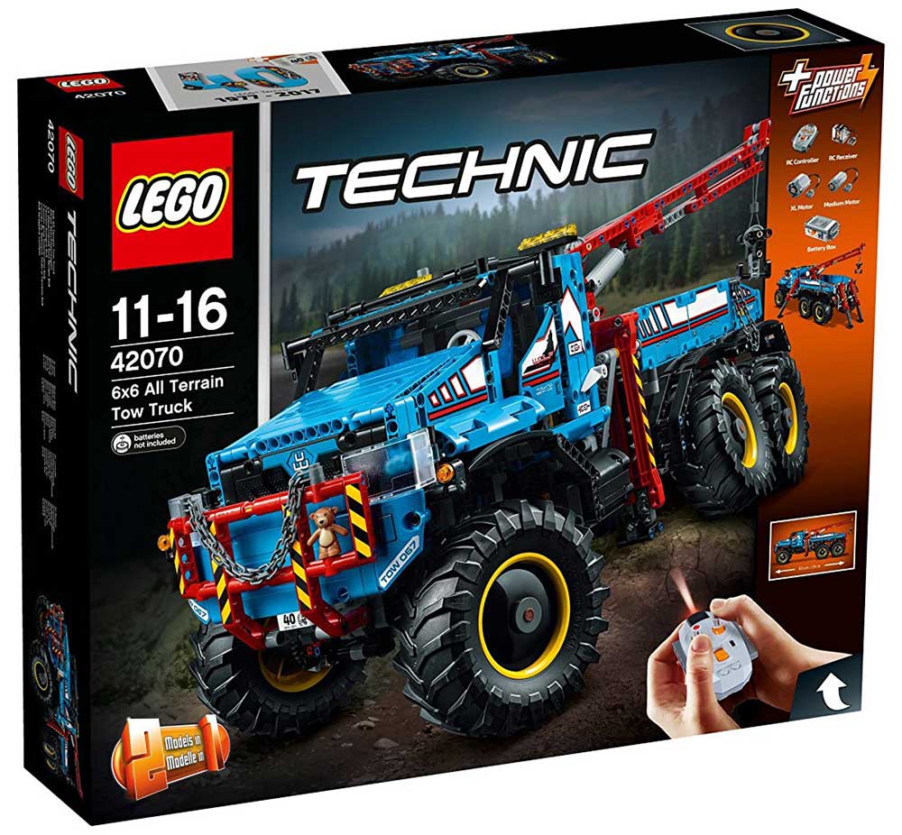 LEGO® Technic - Model 2 in 1 - 6x6 All Terrain Tow Truck - Research Explorer Vehicle - Svestrani šlep kamion - Terensko istraživačko vozilo 1862 delova 42070