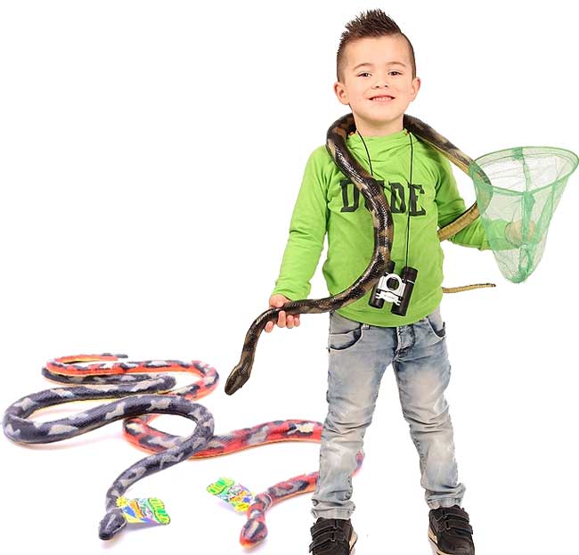 ToiToys gumeni reptil Zmija 1kom. Assorted 11587