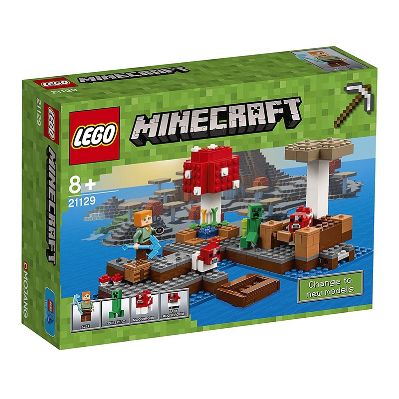 LEGO® Minecraft kocke  The Mushroom Island - Ostrvo pečuraka 247 delova 21129