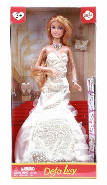 Defa Lucy Lutka U Svečanoj Haljini Bele Boje 33165 