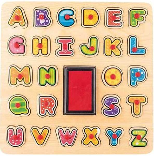 Woodyland Pečati alfabet 91808