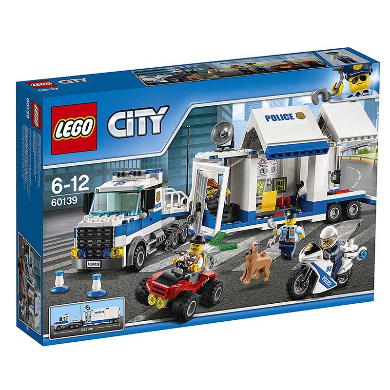 LEGO® City kocke Policija - Mobilni komandni centar 60139
