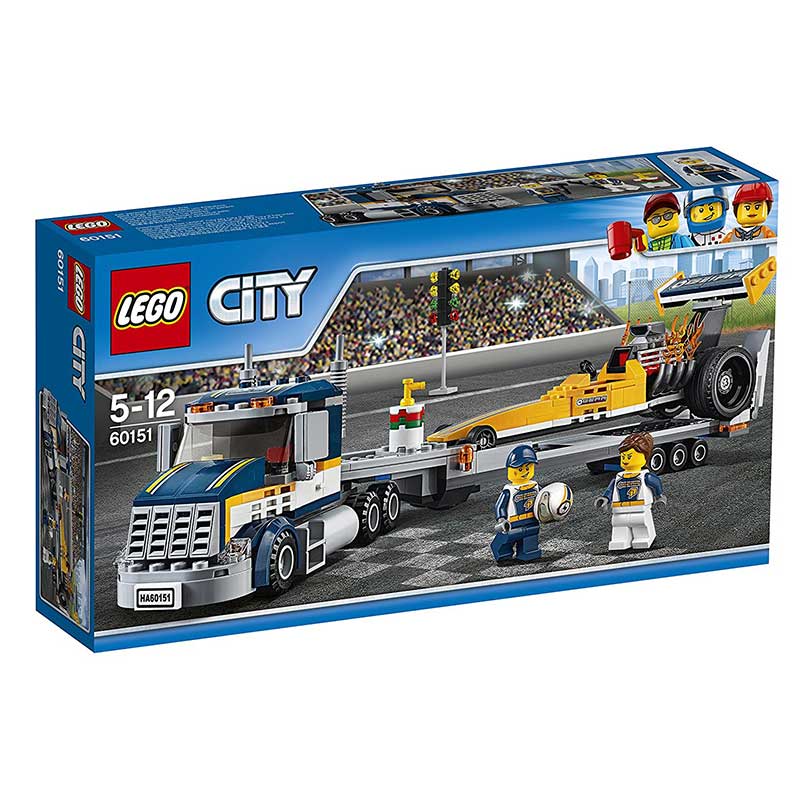 LEGO® City kocke Vozila - Transport dragstera 60151