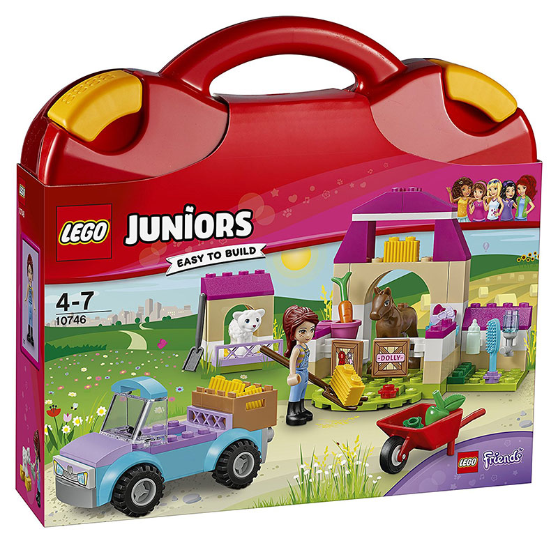 LEGO® Juniors kocke LEGO® FRIENDS - Mias Farm Suitcase – Koferče: Miina farma 100 delova 10746
