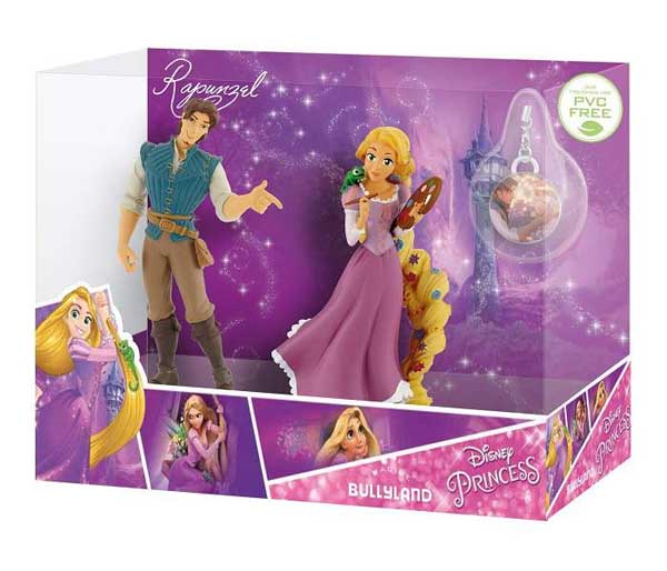 Bullyland Disney Figurice Zlatokosa, Flin Rider i Privezak 13417