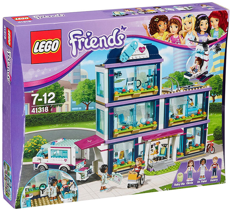 LEGO® FRIENDS kocke Heartlake Hospital – Hartlejk bolnica 871 deo 41318