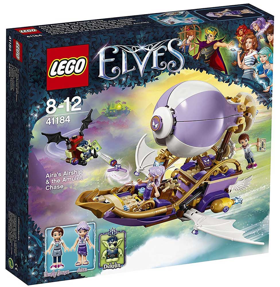LEGO® Elves kocke  Airas Airship and the Amulet Chase - Ajrin dirižabl i potraga za amajlijom  343 dela 41184
