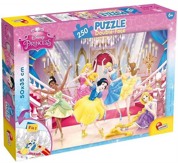 Lisciani Slagalica 250 Delova Princeze 2u1 Složi i Oboji 31692 - Image 1