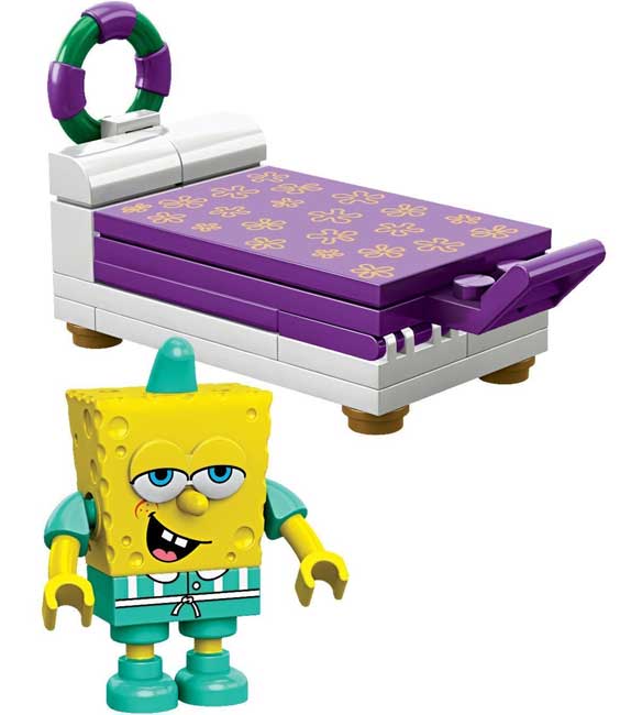 Mega Bloks Kocke Sunđer Bob u lansirnom krevetu 37145