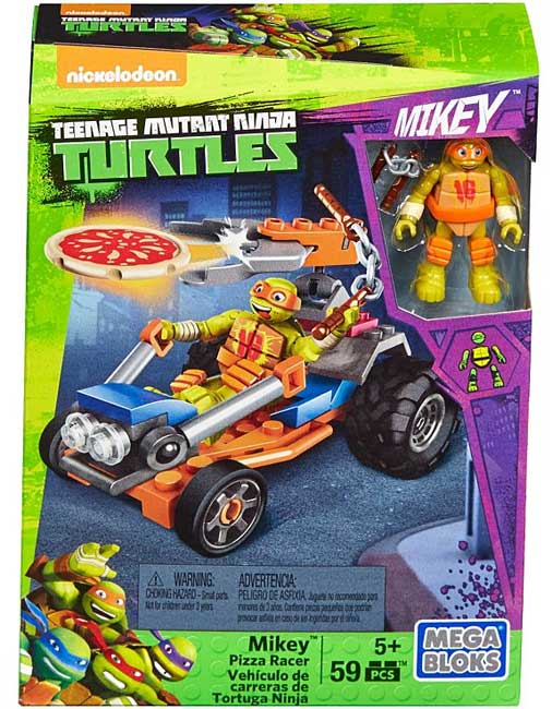 Mega Bloks Kocke TMNT Mikey Pizza Racer 36681
