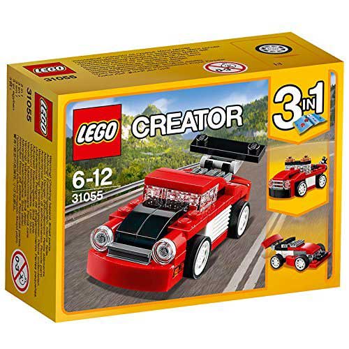 LEGO® Creator kocke 3 in 1 - Red racer - Crveni trkač 72 dela  31055