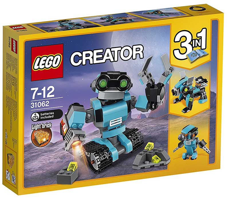 LEGO® Creator kocke 3 in 1 - Robo Explorer – Robo-istraživač 205 delova  31062
