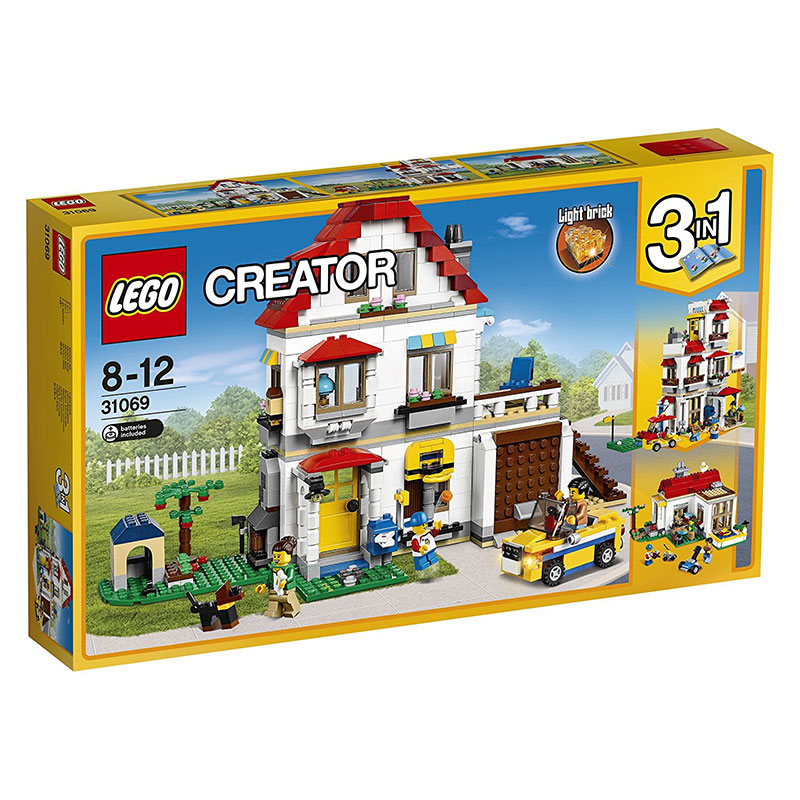 LEGO® Creator kocke 3 in 1 - Modular Family Villa – Porodična vila 728 delova 31069