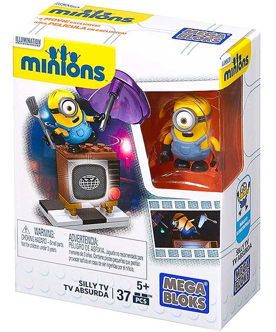 Mega Bloks Kocke Minions Silly TV 37142