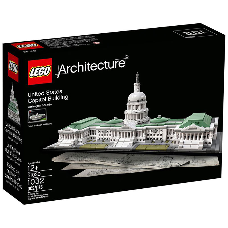 LEGO® Architecture kocke United States Capitol Building - Kapitol 1032 dela 21030