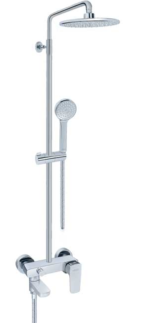 Rosan Baterija za tuš kadu sa usponskim i ručnim tušem 137351