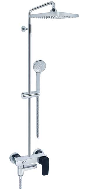 Rosan Baterija za tuš kadu sa usponskim i ručnim tušem 137352B