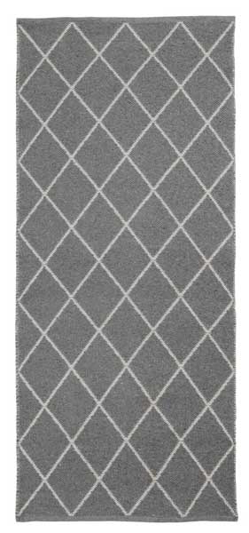 Tepih Sensi 70x160 sivo-bela