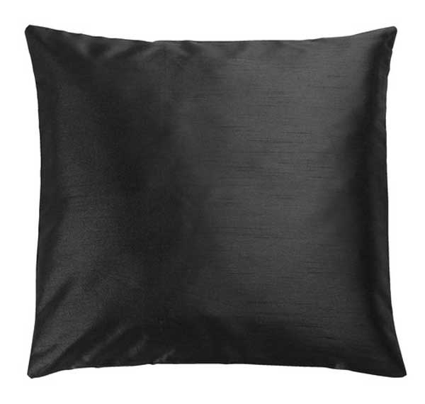 Ukrasna jastučnica Lulik (bez jastuka) 40x40 crna