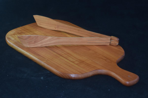 Set daska trešnja i sklopiva štipaljka 