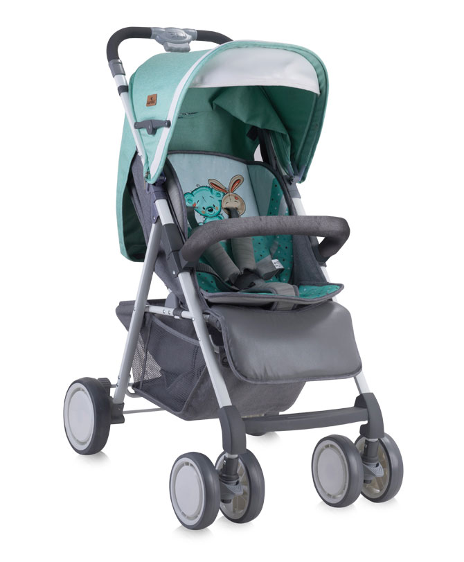 Lorelli Bertoni Kolica AERO sa navlakom za noge Grey and Green Friends