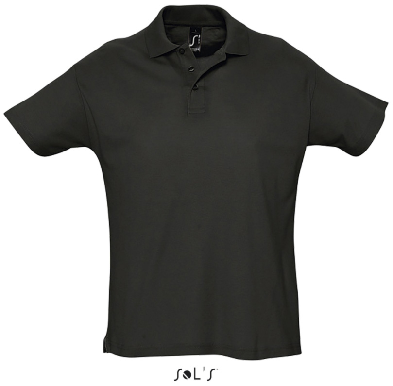 Sols Muška polo majica Summer II Black veličina L 11342
