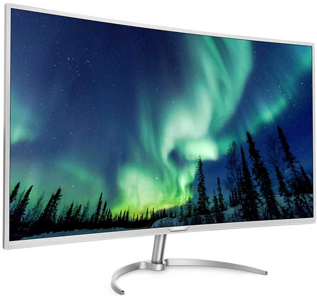 Zakrivljeni monitor Philips 40 inča Brilliance 4K Ultra HD LCD BDM4037UW/00