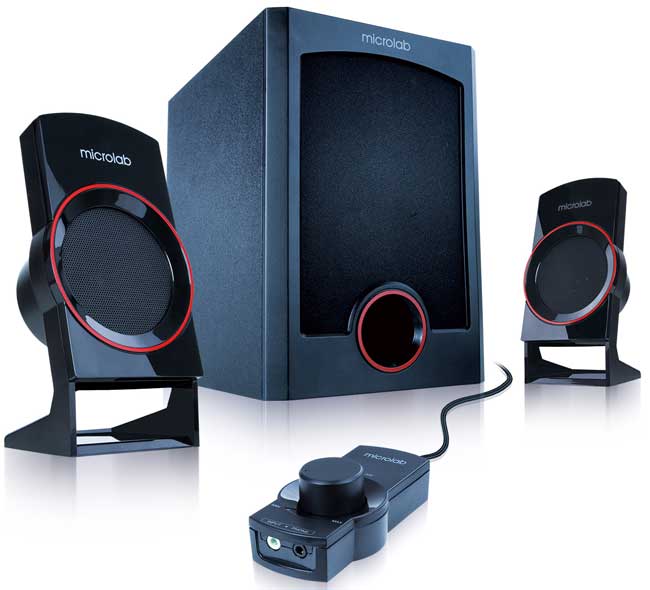 Microlab M111 2.1 zvučnici Black