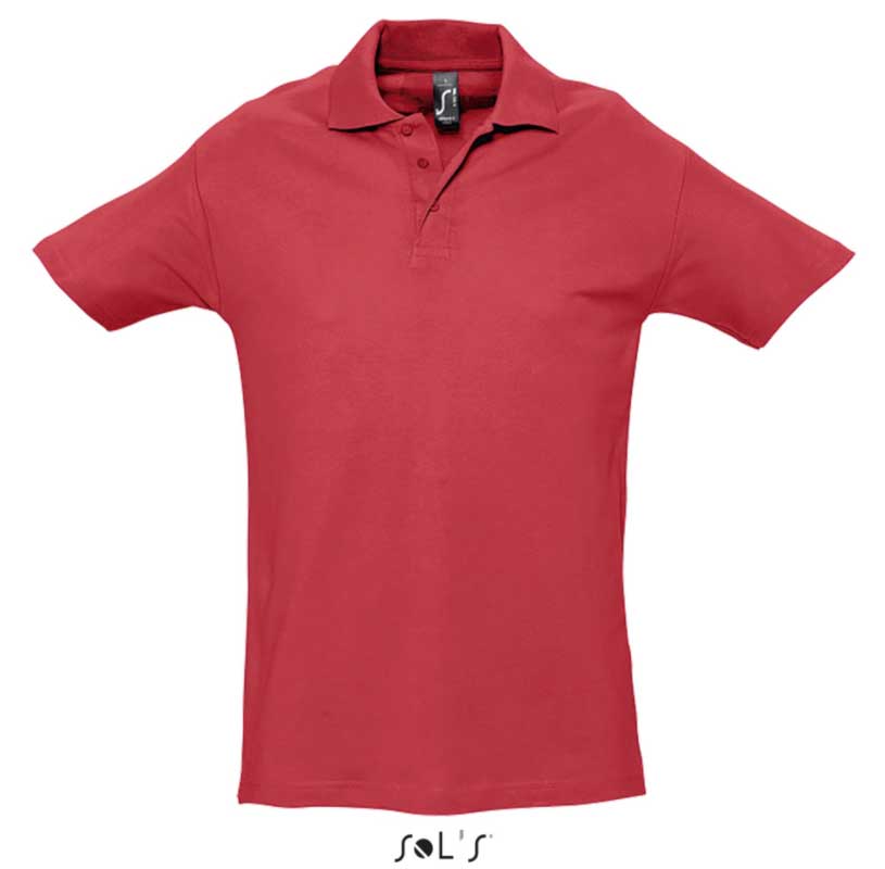 Sols Polo majica za muškarce Spring II Red veličina M 11362