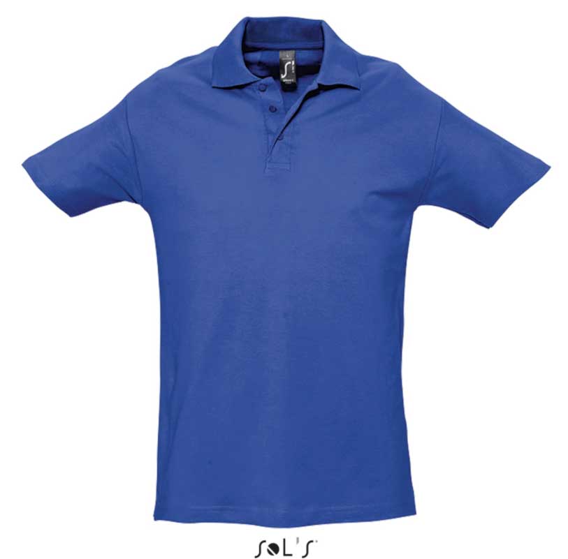 Sols Polo majica za muškarce Spring II Royal Blue veličina L 11362