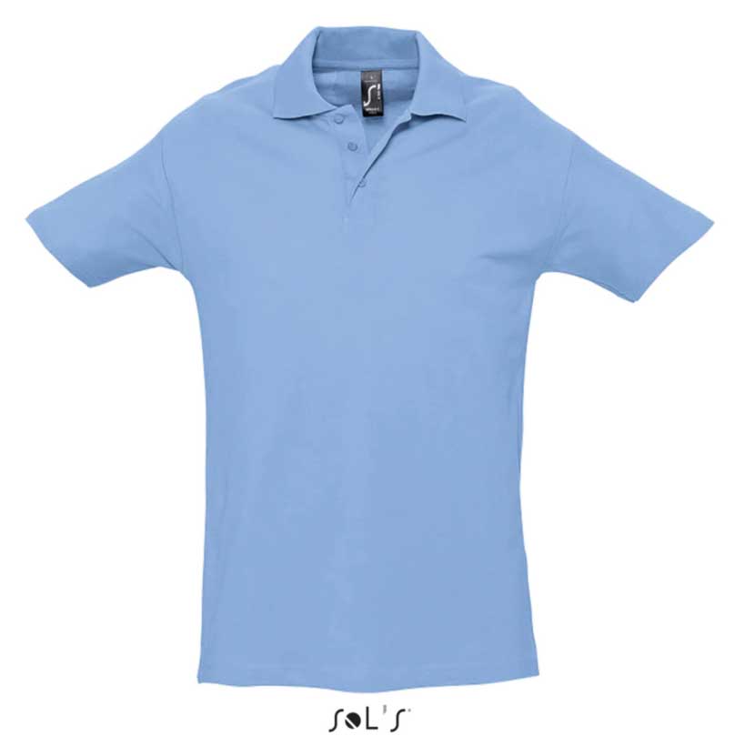 Sols Polo majica za muškarce Spring II Sky Blue veličina S 11362 - Image 1