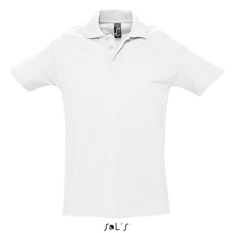 Sols Polo majica za muškarce Spring II White veličina L 11362