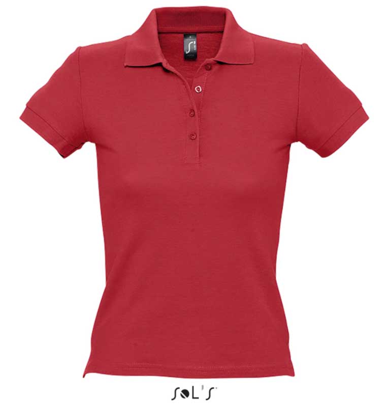 Polo majica za žene Sols People Red veličina S 11310