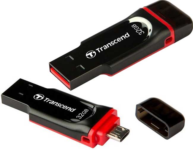 USB Flash Memorija USB+MicroUSB Transcend Jet Flash TS32GJF340 32GB
