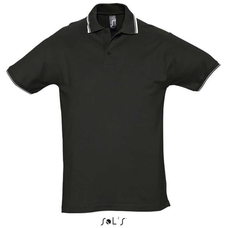 Muška polo majica Sols Practice Black veličina M 11365 - Image 1