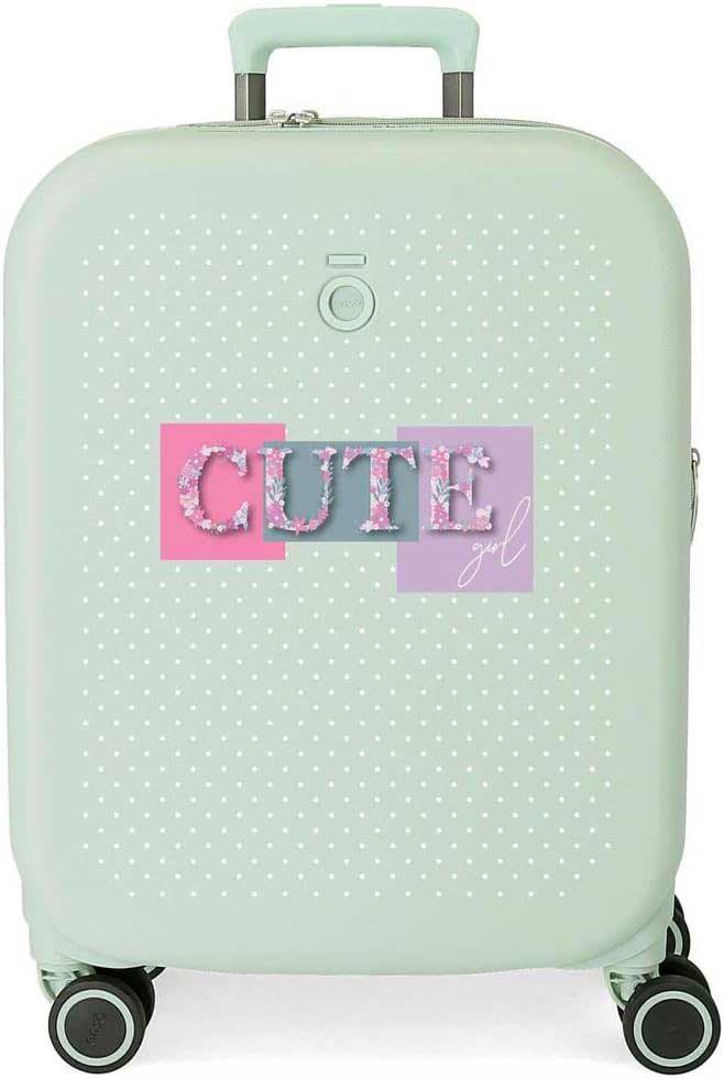 Kabinski dečiji kofer 55cm Enso Cute girl mint 95391