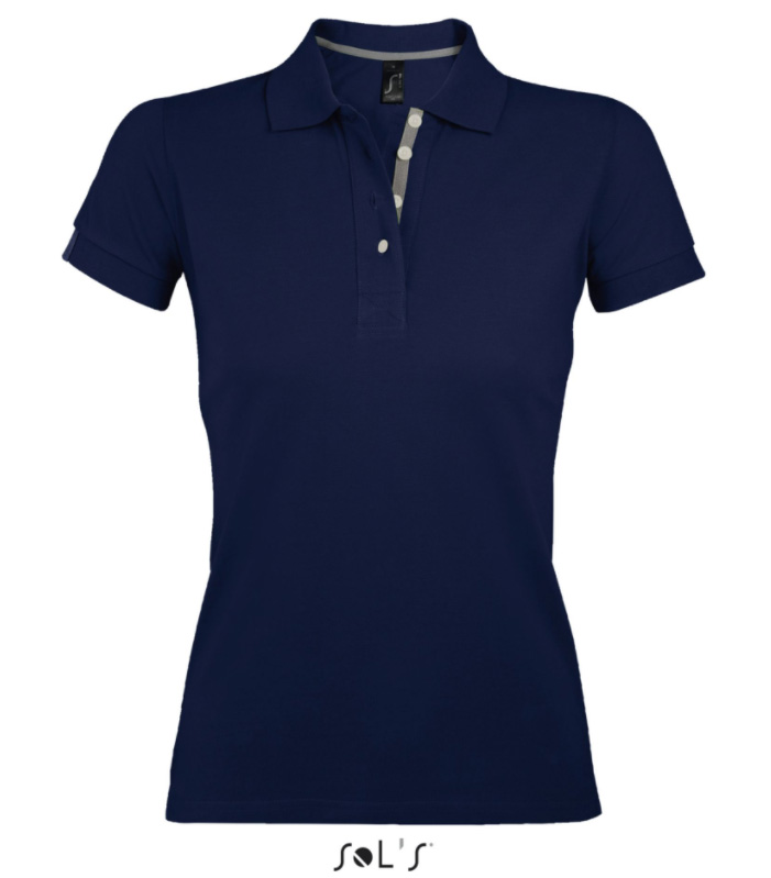 Sols Ženska majica sa kragnom i kratkim rukavima vel. L Portland Women French Navy 00575