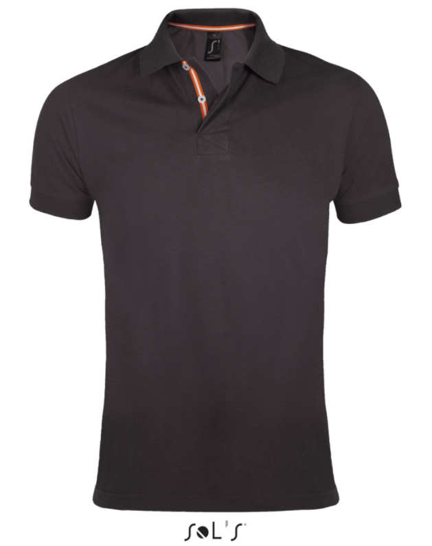 Sols Muška majica sa kragnom Patriot Dark Grey vel. XXL 00576