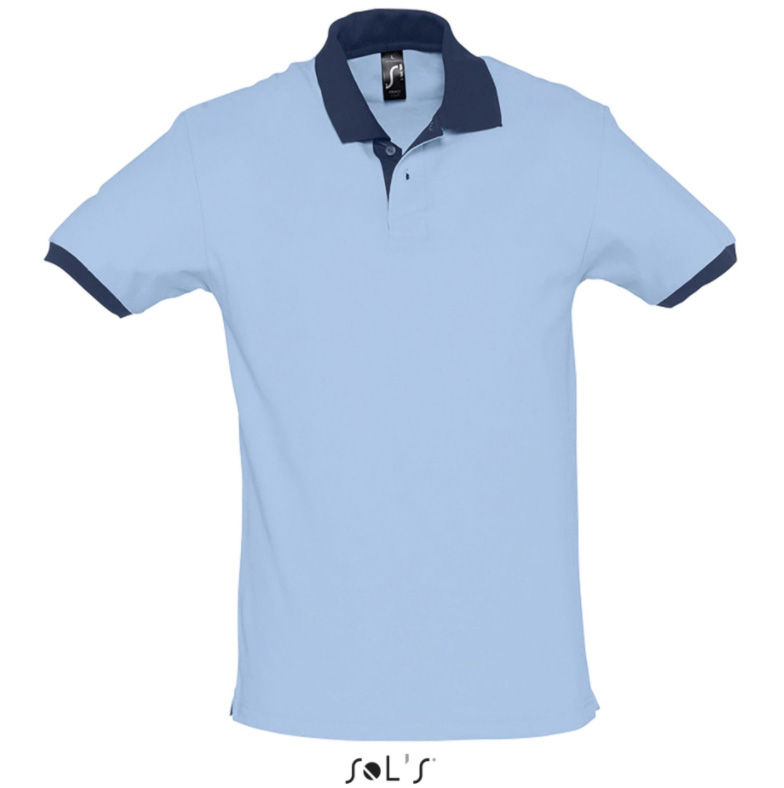 Muška majica sa kragnom veličina XS Sols Prince Sky Blue/French Navy 11369
