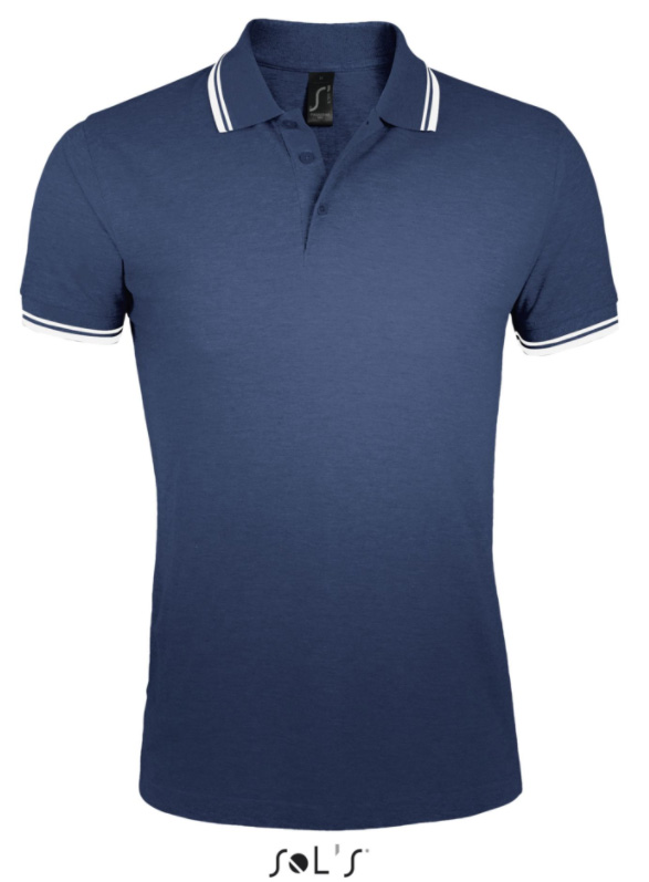 Polo majica za muškarce veličina S Sols Pasadena French Navy/White 00577