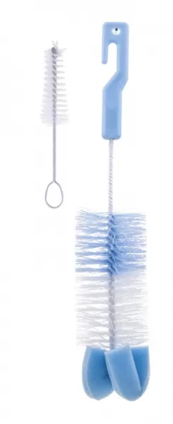 Canpol Četka sa sunđerom za čišćenje cucli i flašica - Set 2/410