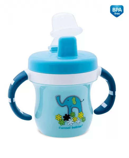 Canpol Šolja sa poklopcem i ručkama ŽIVOTINJE 200ml 2/423